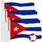 G128 3 Pack: Cuba Cuban Flag | 3x5 Ft | ToughWeave Series Embroidered 300D Polyester | Country Flag, Embroidered Design, Indoor/Outdoor, Brass Grommets
